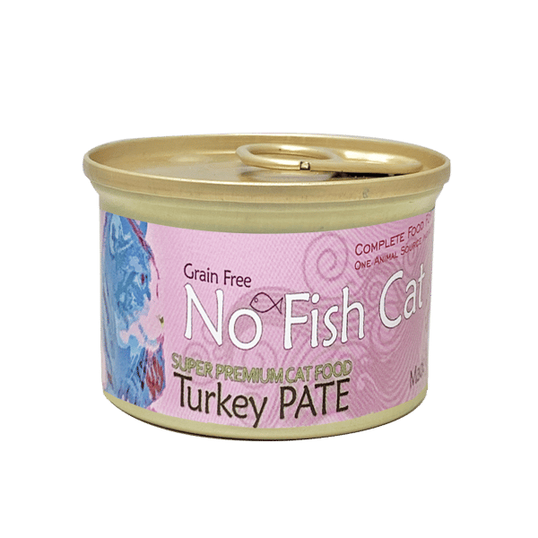 No Fish Cat不吃魚的貓 貓罐頭 主食罐 火雞肉醬 85g (NFC85TU) (圖片1)