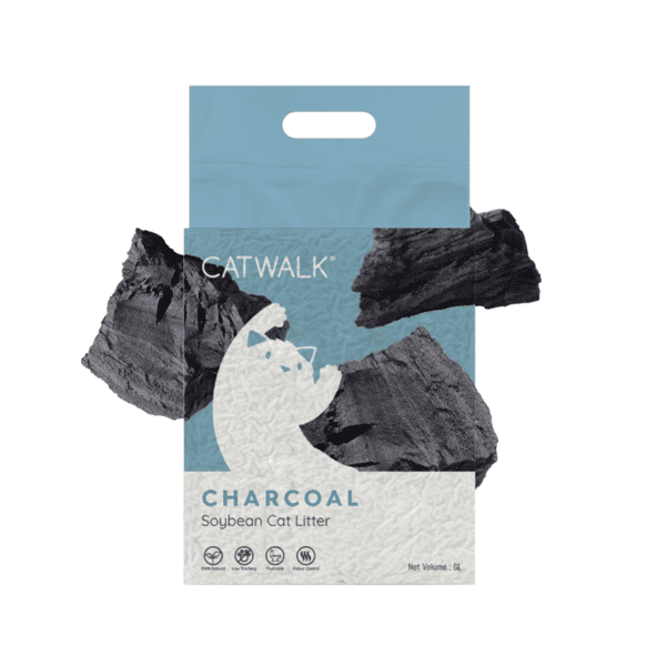 CATWALK 瞬間凝結 豆腐貓砂 活性炭 6L (CW-SC1) (圖片1)