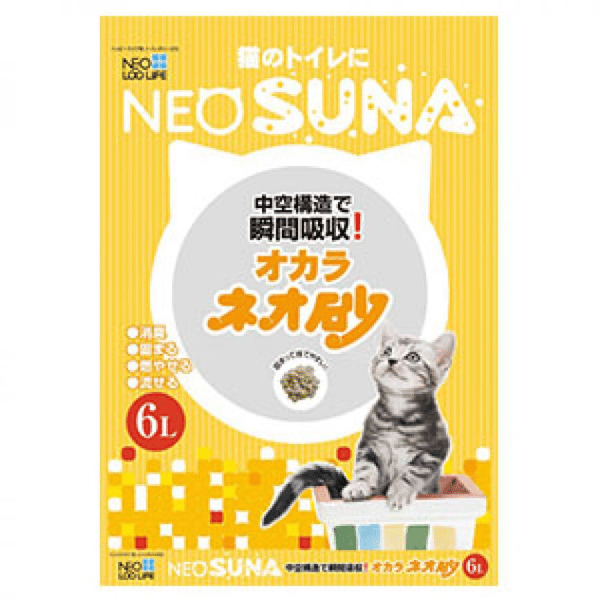 日本NEO SUNA通心 豆腐貓砂 6L (黃色) (圖片1)