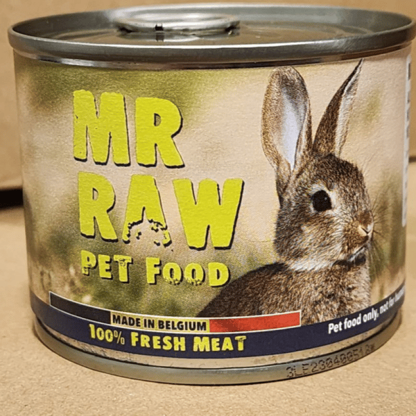 MR RAW 純天然罐頭 兔肉配方 200g (貓狗共用) (R200g) (圖片1)