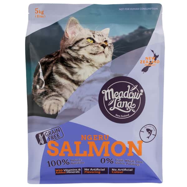 Meadowland 貓糧 美毛配方 三文魚 5kg (MCC016F/ML005C2) (圖片1)