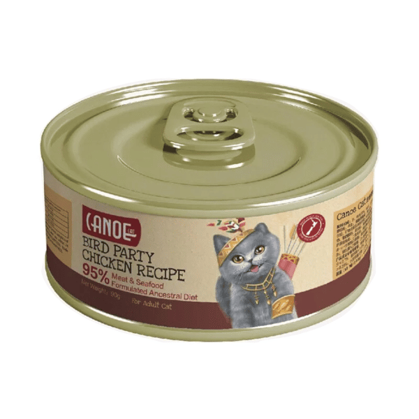 Canoe Cat Canned Cat Food Bird Party Chicken Recipe 90g (canc90) (圖片1)