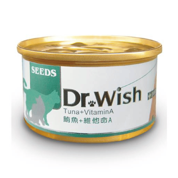 SEEDS 貓罐頭 Dr Wish營養慕絲 鮪⿂+維他命A 85g (dw02s) (圖片1)