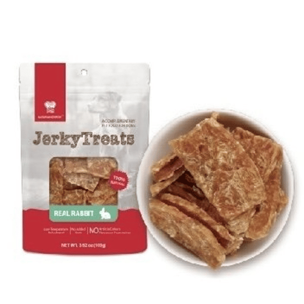 NATURA NOURISH JerkyTreats全天然低溫烘乾 兔肉塊 100g (DT72188) (圖片1)
