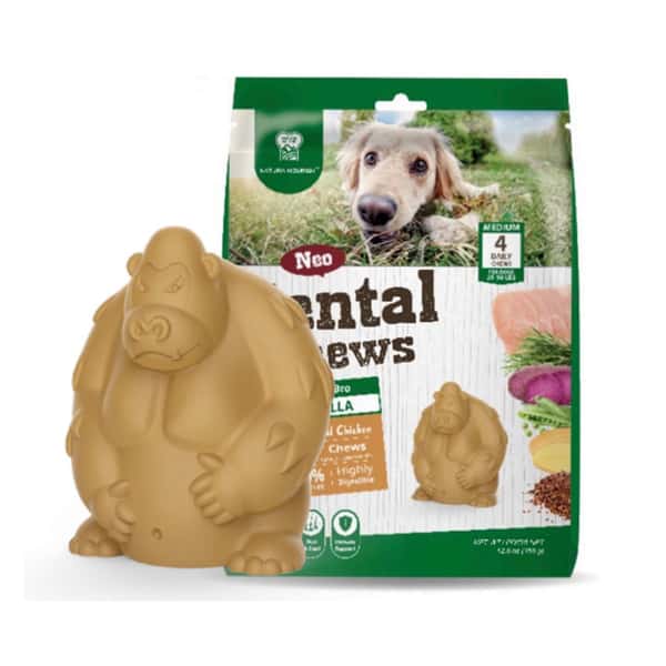 NATURA NATURA NOURISH Dental Chews 中大型犬用 雞肉味潔齒猩猩 356g 356g 犬用 正面圖