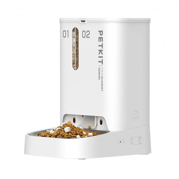 PETKIT Fresh Element Gemini 智能餵食器 白 2L + 3L (pkd5a) (圖片1)
