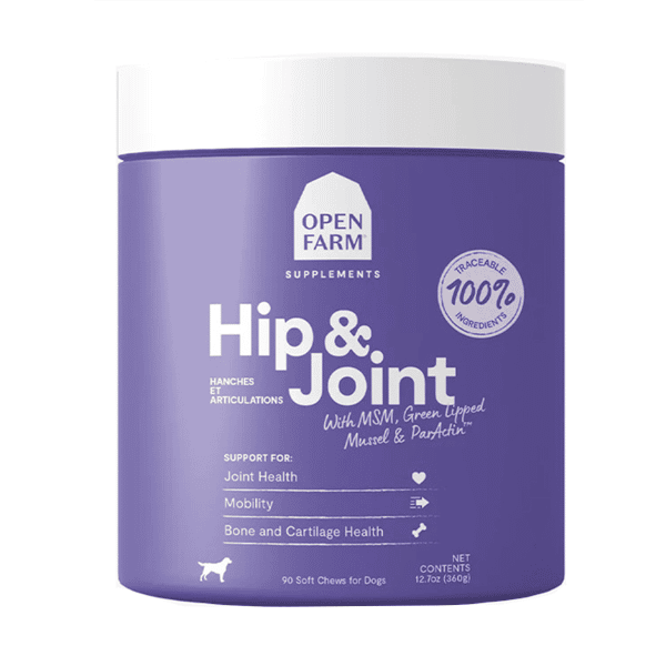 Open Open Farm 犬用關節活力營養補充品 90粒 12.7oz 90粒 犬用 正面圖