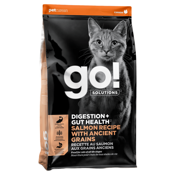 GO! GO! SOLUTIONS 貓糧 古早穀物腸胃保健系列 三文魚 3lb 3lb 正面圖
