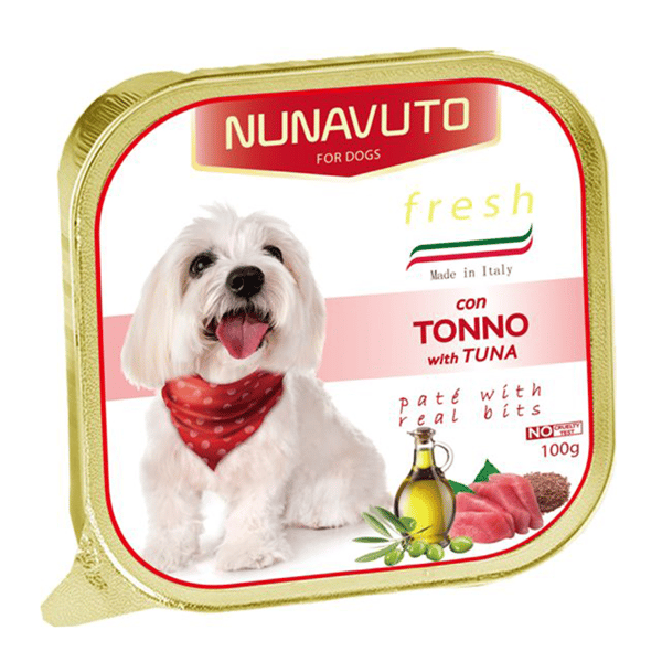 NUNAVUTO 狗罐頭 鋁製餐盒 吞拿魚 100g (NU202734) (圖片1)