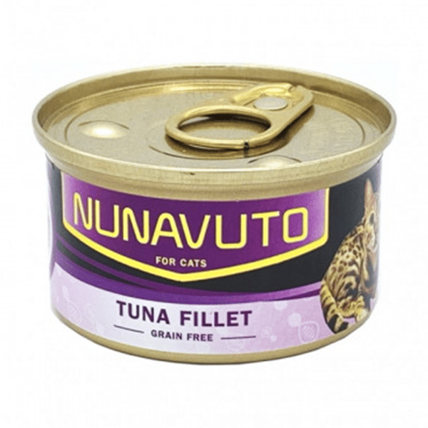 NUNAVUTO 無穀物貓罐 吞拿魚片 80g (NU202390) (圖片1)