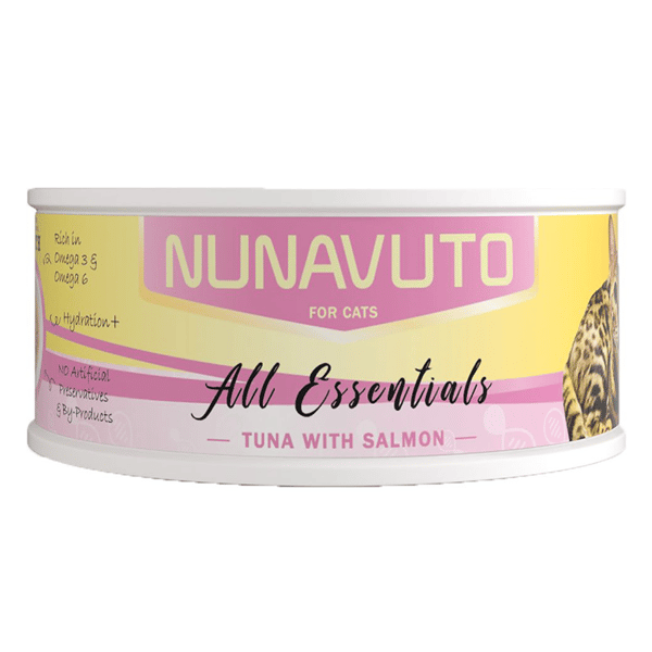 NUNAVUTO ALL Essentials 主食貓罐 濃湯系列 吞拿魚+三文魚 75g (NU204271) (圖片1)