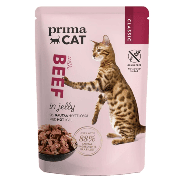 PRIMACAT 貓濕糧 無穀物風味牛(果凍系列) 85g (WCIMFW11671ZZ) (圖片1)