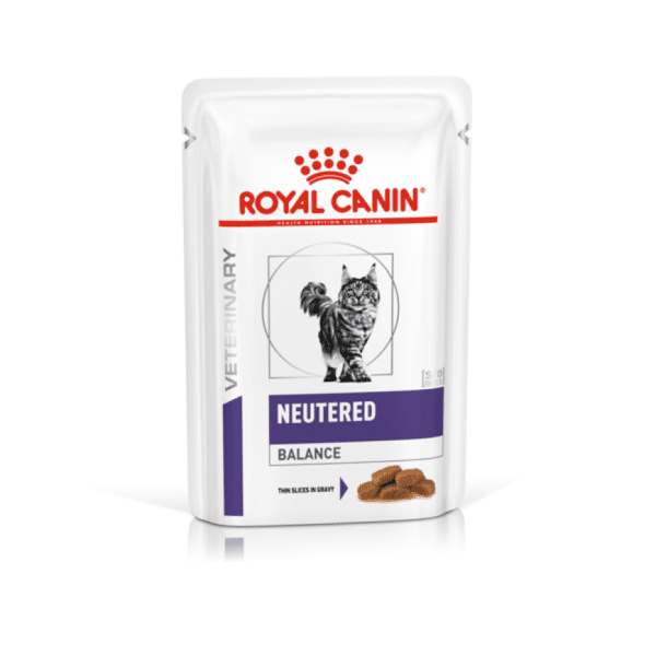 Royal Canin 處方糧 法國皇家 貓濕糧 健康管理系列 絕育貓飽足感健康管理袋裝濕糧 NEUTERED BALANCE (肉汁) 85g (3100700) (新包裝) (圖片1)
