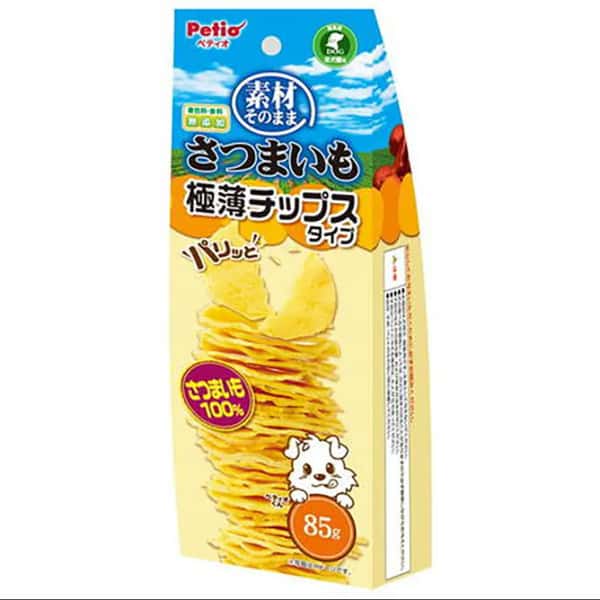 Petio Petio 狗零食 無添加 極薄香甜高纖甘薯脆片 50g 50g 正面圖