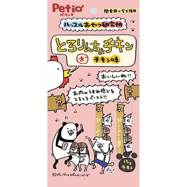 Petio 狗零食 水分補充雞肉肉醬 15gx4本 (90503145) (圖片1)