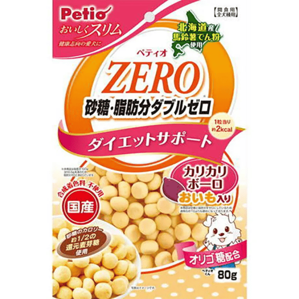 Petio 日本產 狗零食 零糖零脂肪 甘薯小饅頭餅乾 減肥配方 80g (90503287) (圖片1)