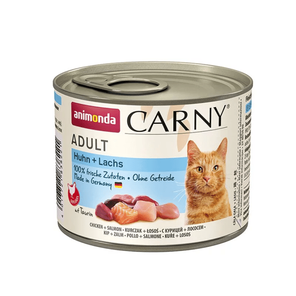 Animonda Animonda Carny 無穀物成貓主食罐 雞+三文魚 200g 200g 正面圖