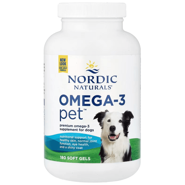 Nordic Naturals Omega-3 Pet Soft Gels for Dogs 軟凝膠180粒 (犬用) (新舊包裝隨機發貨) (圖片1)