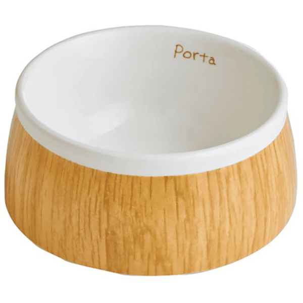 Petio Porta 犬用餐具木紋陶瓷餐碗 M (91603176) (圖片1)