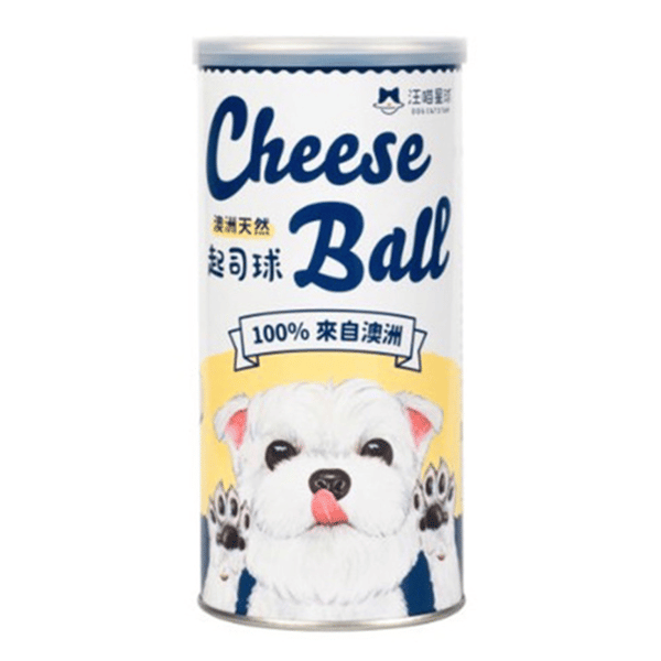 汪喵星球 凍乾 DogCatStar 冷凍乾燥原肉小零嘴 起司球罐 90g (貓犬用) (FS424) (圖片1)