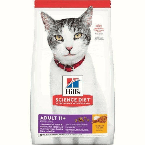 Hills 貓糧 老年貓配方 Adult 11+ 3.5lb (1462) (新舊包裝隨機發貨) (圖片1)