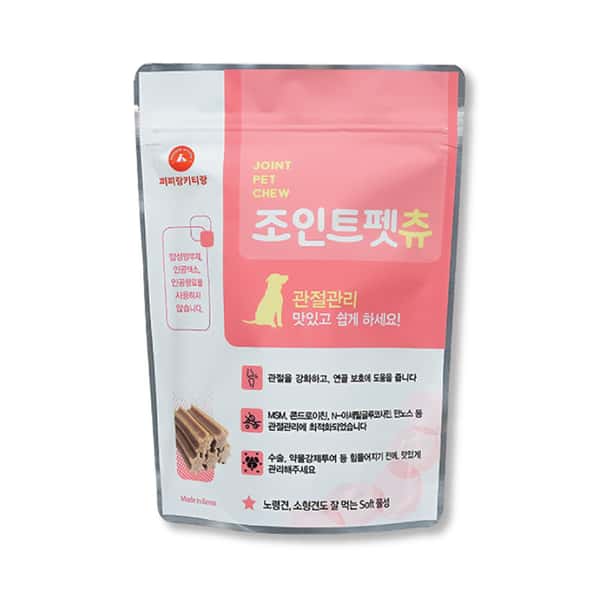 Puppyrang Puppyrang Kittyrang Joint 狗零食 嘴嚼潔齒棒 關節配方 36支裝   正面圖