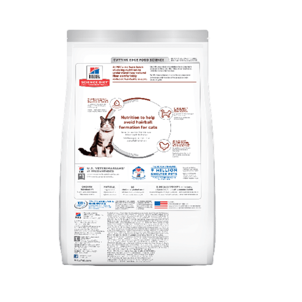 Hills 貓糧 成貓去毛球配方 Adult 1-6 Hairball Control 7lb (8881) (新舊包裝隨機發貨) (圖片3)