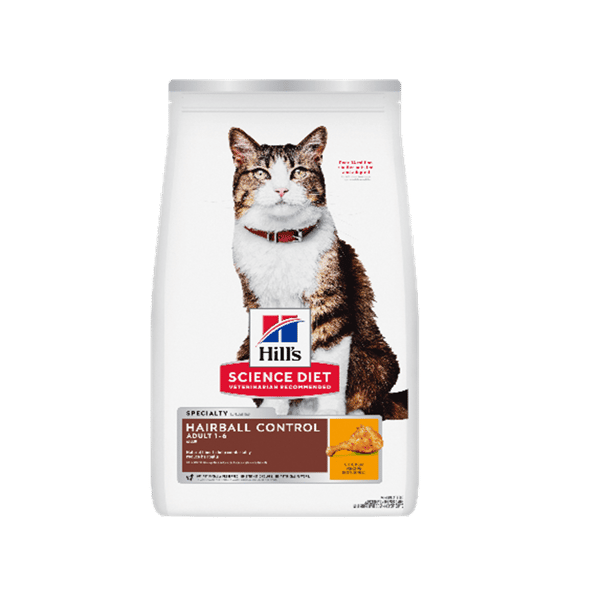 Hills 貓糧 成貓去毛球配方 Adult 1-6 Hairball Control 7lb (8881) (新舊包裝隨機發貨) (圖片4)