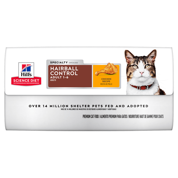 Hills 貓糧 成貓去毛球配方 Adult 1-6 Hairball Control 7lb (8881) (新舊包裝隨機發貨) (圖片6)