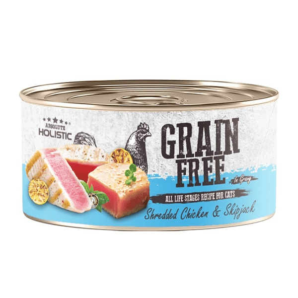 Absolute Holistic 貓罐頭 無穀雞肉+鰹魚 80g (AH-3986)  (圖片1)