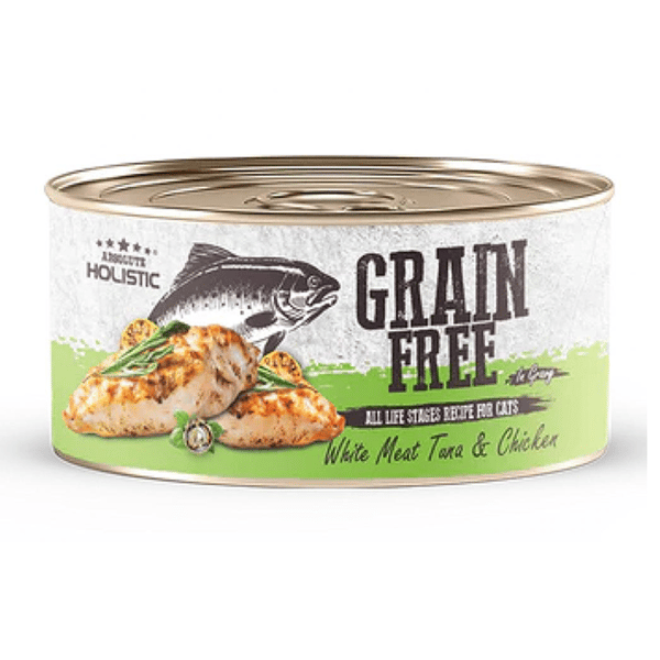Absolute Holistic 貓罐頭 白肉吞拿魚+雞肉 80g (AH-3931)  (圖片1)