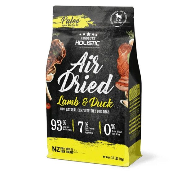 Absolute Absolute Holistic 狗糧 無穀主食糧 羊肉+鴨肉 1kg 1kg 正面圖