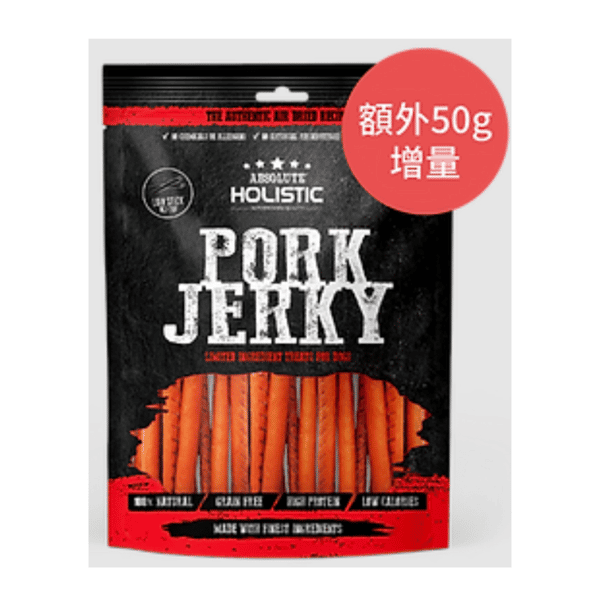 Absolute Holistic 高級純天然狗小食 鮮豬肉條 150g (MJ-16P) (圖片1)