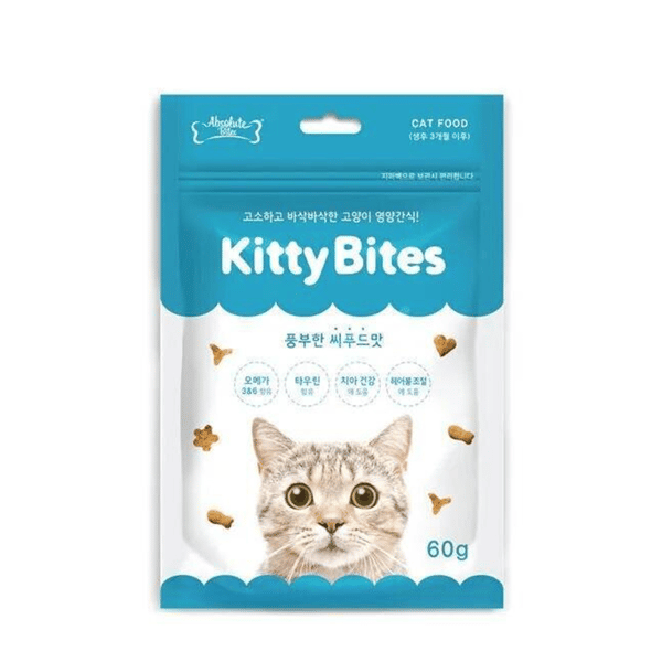 Absolute Bites 貓零食 美味高級營養脆餅 海鮮味 60g (KB-2424) (圖片1)