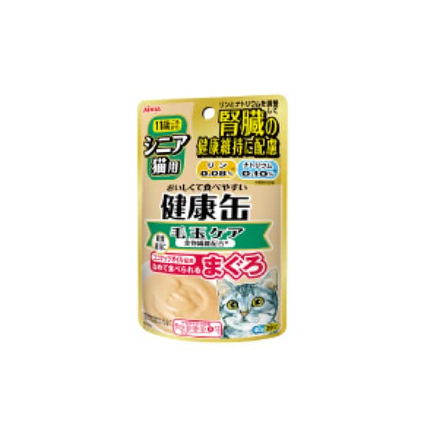 AIXIA AIXIA 愛喜雅 貓濕糧 低鎂低磷高齡貓腎臟維持健康系列 化毛球配方 40g 40g  正面圖