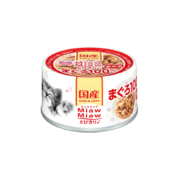 AIXIA 愛喜雅 MiawMiaw 日本產貓罐頭 鮪魚味 60g (MT-1) (圖片1)