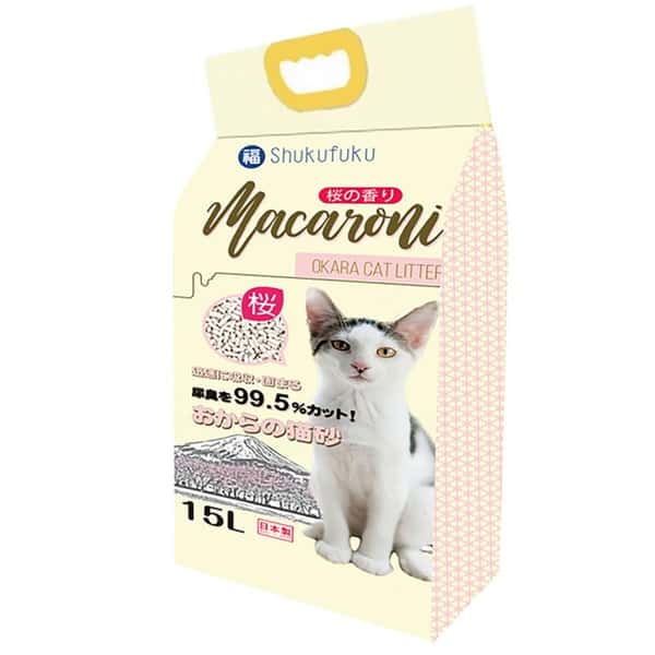 福 Shukufuku 日本雙通 豆腐貓砂 櫻花香味 15L (SK203199) (圖片1)