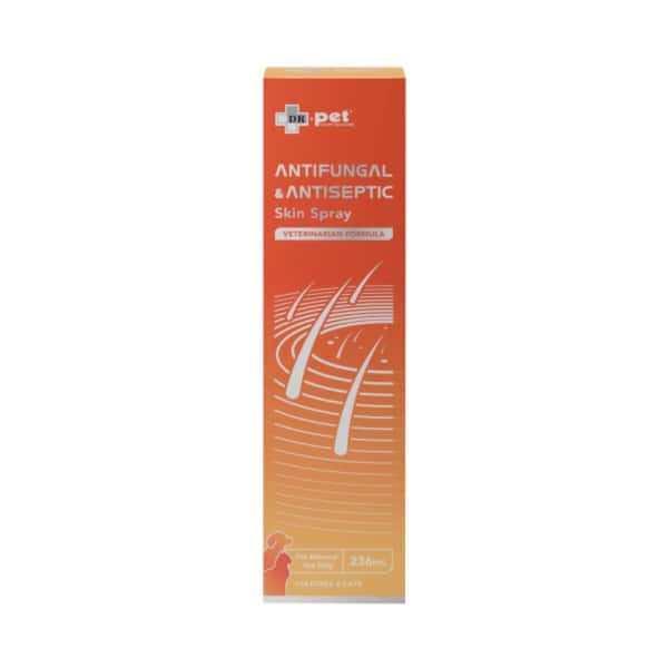 DR.pet Antifungal & Antiseptic Skin Spray 236ml for Dogs & Cats