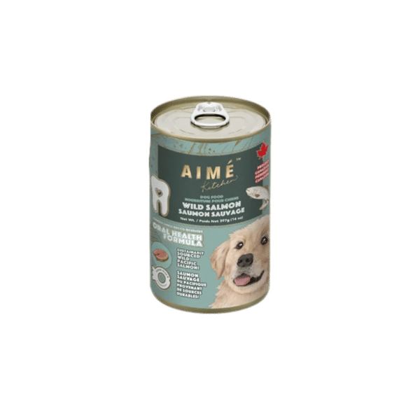 AIME Kitchen 狗罐頭 口腔強健系列 野生三文魚鮮肉罐 397g (27773) (圖片1)