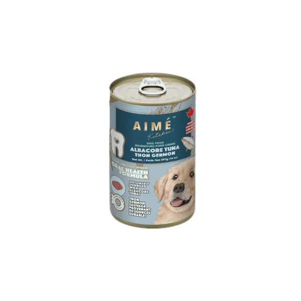 AIME AIME Kitchen 狗罐頭 口腔強健系列 長鰭吞拿魚鮮肉罐 397g 397g 正面圖