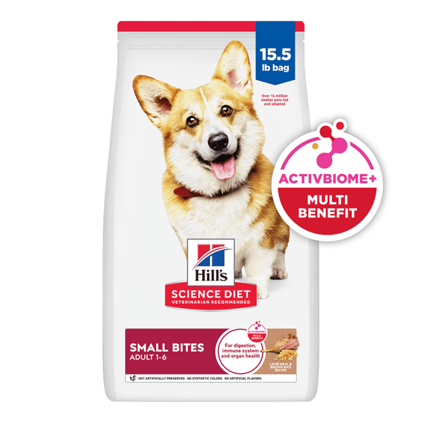 Hills 狗糧 成犬羊飯細粒糧 Adult Lamb Meal & Rice Recipe Small Bites 15.5lb (8557) (新舊包裝隨機發貨) (圖片3)