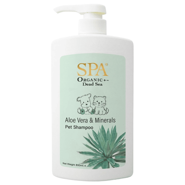 SPA寵物溫泉 蘆薈死海鹽寵物沖涼液 800ml (P012) (貓犬用) (圖片1)