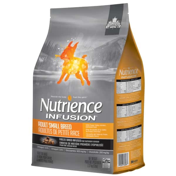 Nutrience Nutrience INFUSION 狗糧 小型成犬配方 凍乾內層 鮮雞肉 5lb 2.27kg 5lb 正面圖