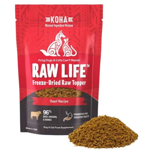 KOHA Raw Life 滋味高凍乾貓狗糧伴 牛肉配方 8oz (KDFT8BF) (圖片1)