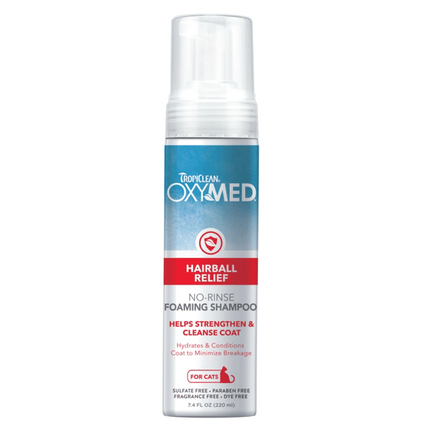 Tropiclean Oxymed 醫學級專業護理系列 毛球根源修護免洗泡沬 (貓咪專用) 220ml (OX4054) (圖片3)