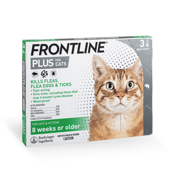 FRONTLINE Plus for Cats & Kittens 貓用殺蝨滴 (FPCAT) (HK-53178) (圖片1)
