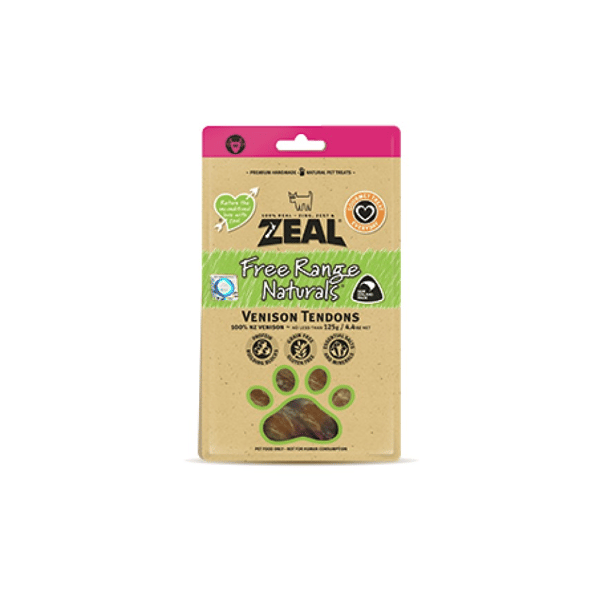 ZEAL 狗小食 紐西蘭鮮鹿筋 Venison Tendons 125g (NP023) (圖片1)