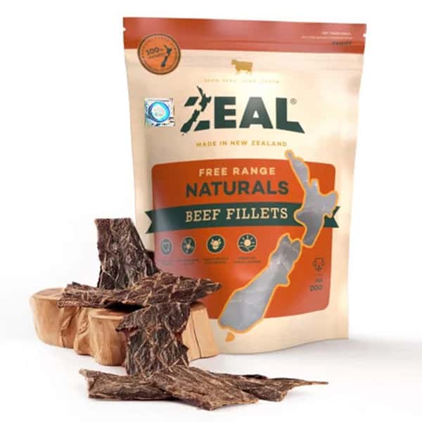 ZEAL ZEAL 狗小食 紐西蘭牛肉片 Beef Jerky 125g 125g 正面圖