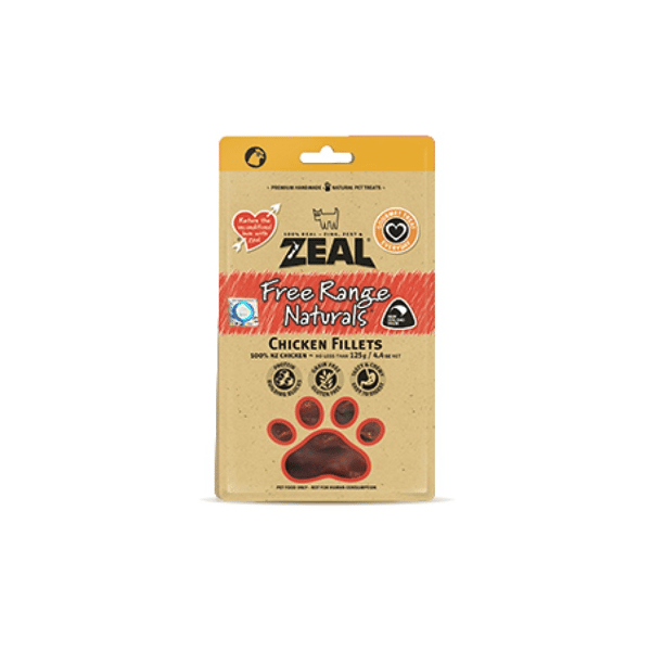 ZEAL 狗小食 紐西蘭走地雞肉片 Chicken Breast Fillets 125g (NP031) (圖片1)