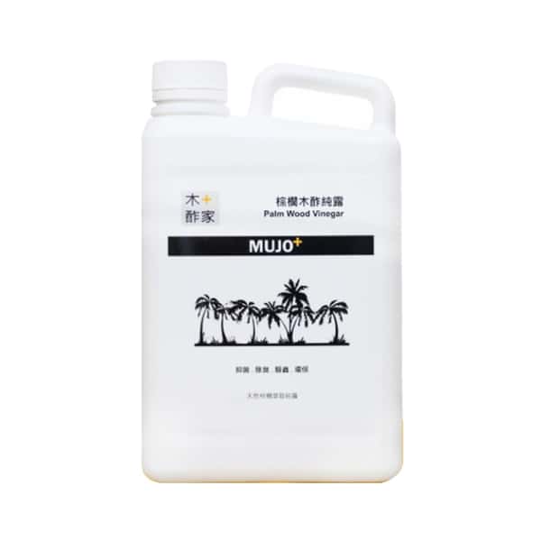 MUJO+ MUJO+ 木酢家 居家毛孩潔淨清潔液 棕櫚木酢純露 1000ml 1000ml 正面圖